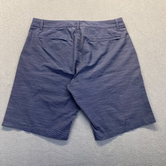Hang Ten Men’s Hybrid Shorts Size 38, Navy Blue, Flat Front,Drawstring - Picture 2 of 12